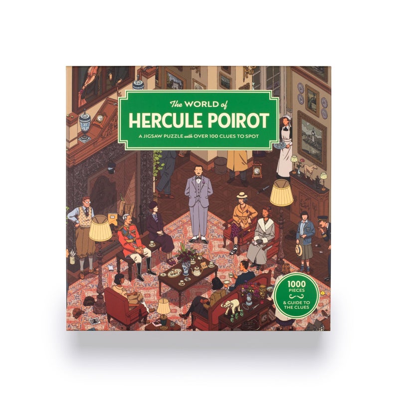 Laurence King The World of Hercule Poirot 1000 Piece Puzzle - Image 2